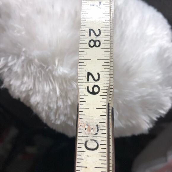 Large 30 in White Polar Bear with Scarf & Piece of Candy Green & White NWT - Picture 9 of 11